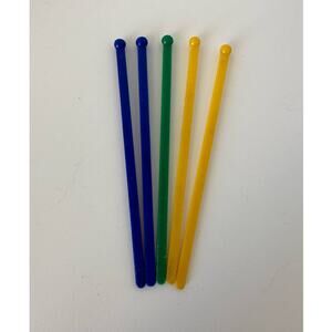 Vintage swizzle stir sticks,  set of 5 only available in a bundle